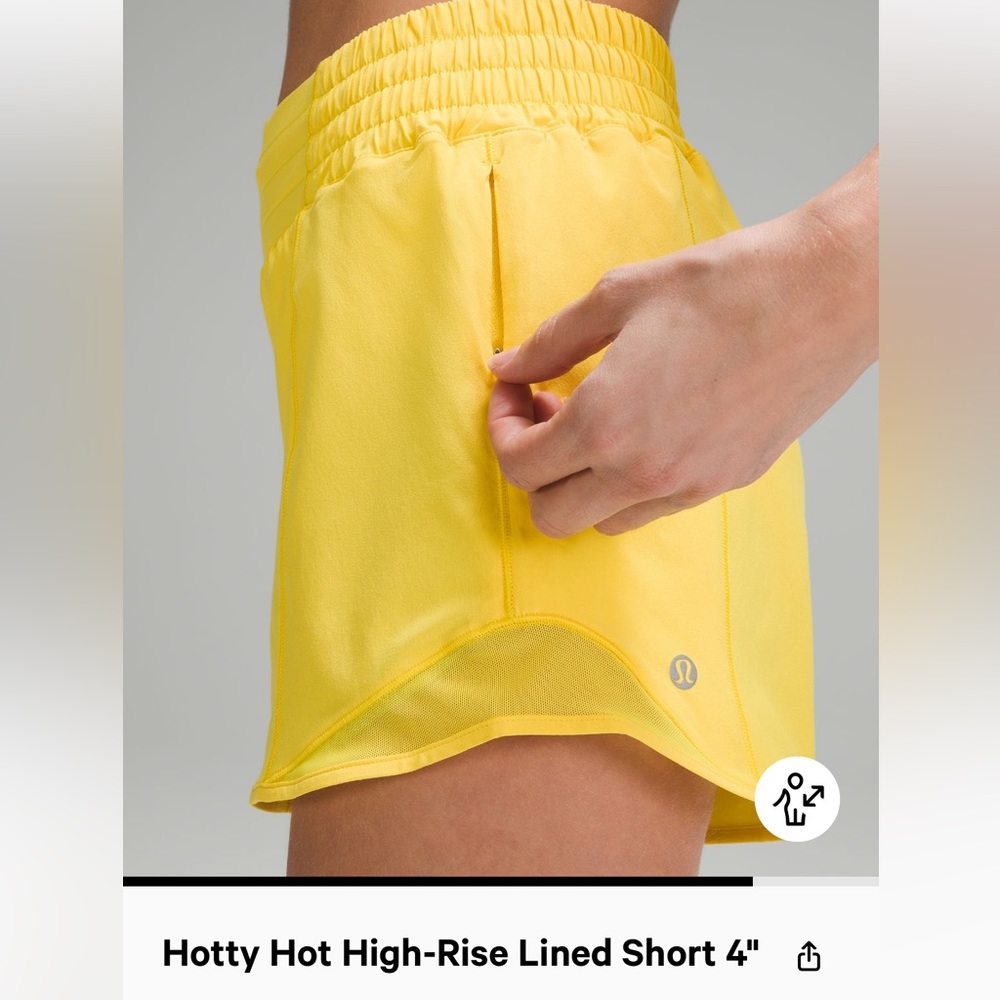 Hotty Hot High-Rise Lined Short - Mango Dream